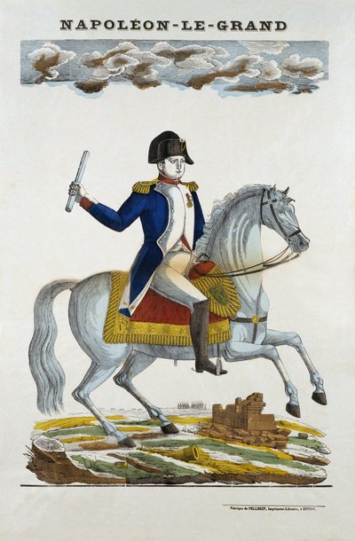Ritratto equestre di Napoleone I Bonaparte (1769-1821). da French School