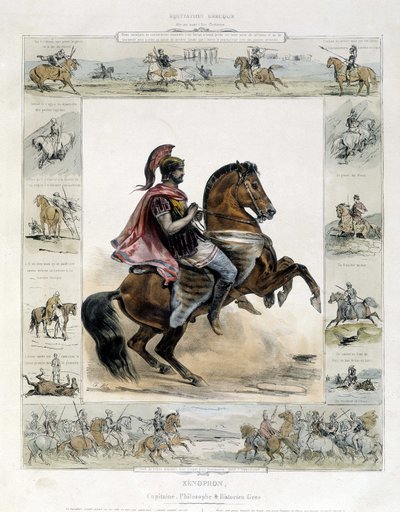 Ritratto equestre di Senofonte - in "Storia pittoresca dell