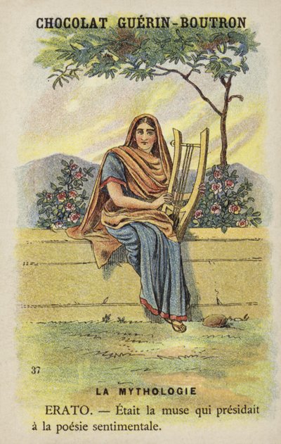 Erato, la musa della poesia lirica da French School