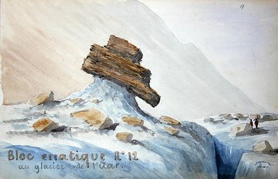 Blocco erratico n.12 al Ghiacciaio dell