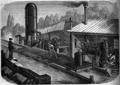 Saggio di una ferrovia idraulica inventata dall