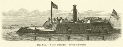 Stati Uniti, Nuovo-Ironsides (incisione) da French School