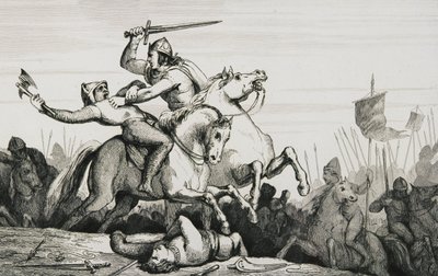 Eudes (860-98) in battaglia contro i Normanni, da 