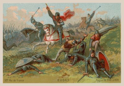 Eudes, Re di Francia (c 860-898) da French School