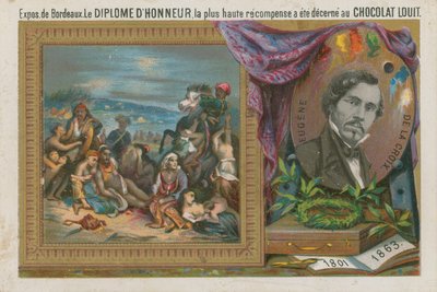 Eugène Delacroix, pittore francese del XIX secolo da French School