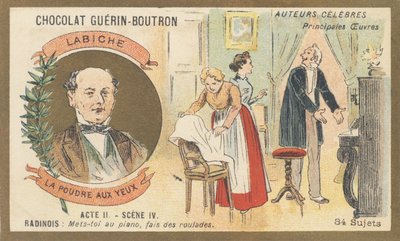Eugene Labiche, drammaturgo francese, autore di "La poudre aux yeux" da French School