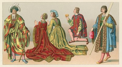 Costume europeo XV-XVI secolo da French School