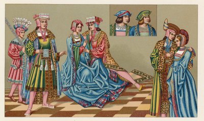 Costume europeo XV-XVI secolo da French School