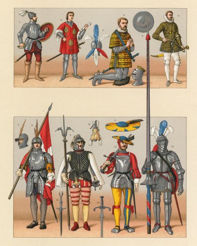 Costume europeo XV-XVI secolo da French School