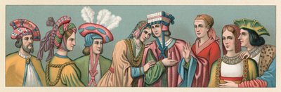 Costume europeo XV-XVI secolo da French School