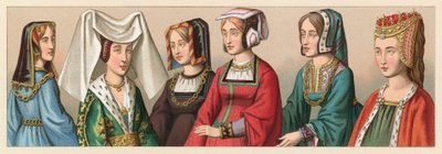 Costume europeo XV-XVI secolo da French School