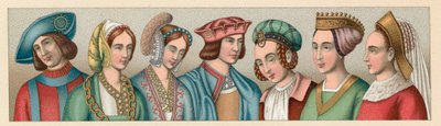 Costume europeo XV-XVI secolo da French School