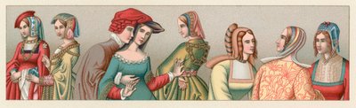 Costume europeo XV-XVI secolo da French School
