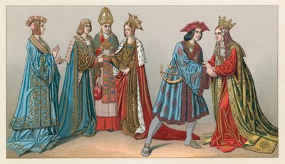 Costume europeo XV-XVI secolo da French School
