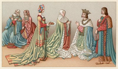 Costume Europeo XV-XVI secolo da French School