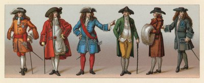 Costume europeo XVII-XVIII secolo da French School
