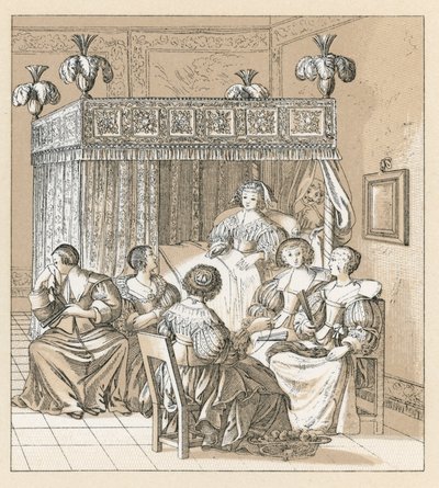 Costume europeo del XVII secolo da French School