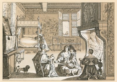 Costume europeo del XVII secolo da French School