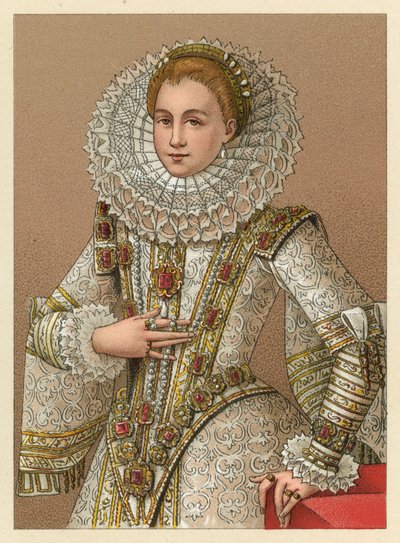 Costume europeo XVI secolo da French School