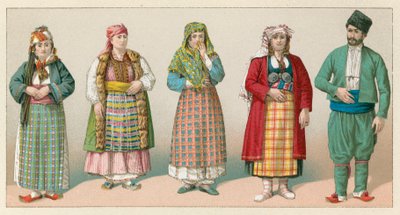 Costume della Turchia europea da French School