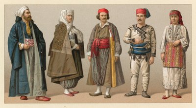 Costume della Turchia europea da French School