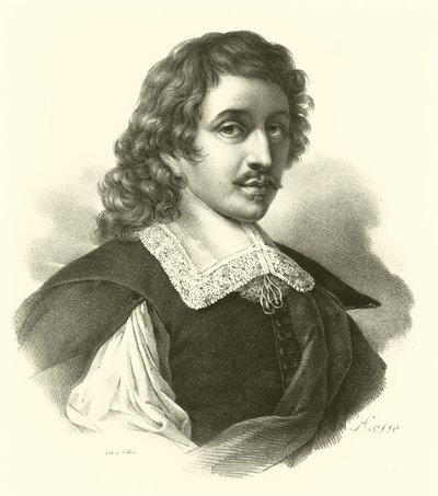 Eustache Le Sueur o Lesueur, ritratto da French School