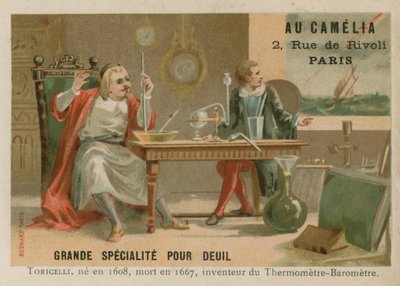 Evangelista Torricelli, fisico e matematico italiano da French School