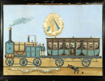 Ex-voto per qualcuno caduto da un treno - Notre-Dame de Laghet da French School