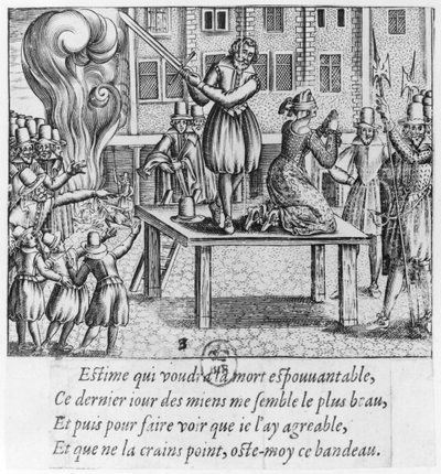 Esecuzione di Leonora Galigai (1571-1617) l
