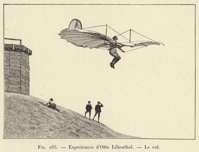 Esperimenti di Otto Lilienthal, Il volo da French School