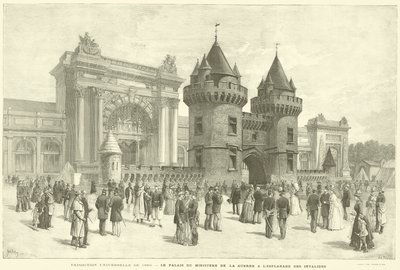 Esposizione Universale del 1889, il Palazzo del Ministero della Guerra all
