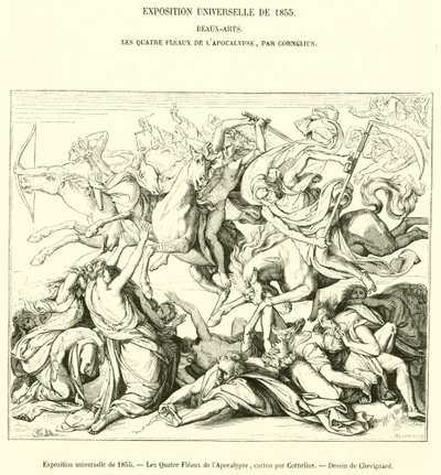 Esposizione universale del 1855, I Quattro Flagelli dell