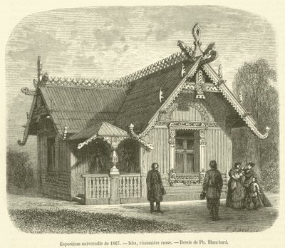 Esposizione universale del 1867, Isba, casetta russa da French School