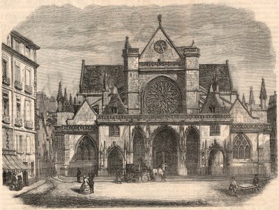 Veduta esterna della chiesa Saint-Germain l