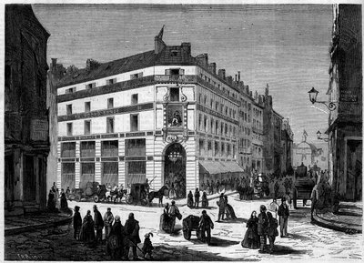 Vista esterna dei nuovi negozi nel Grand Condé, a Parigi, inaugurati l
