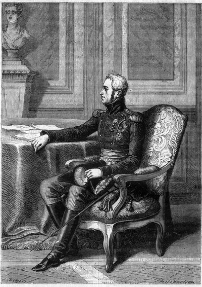 Ritratto di Federico VI di Danimarca da French School
