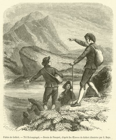 Favole di Gellert, Till Eulenspiegel da French School