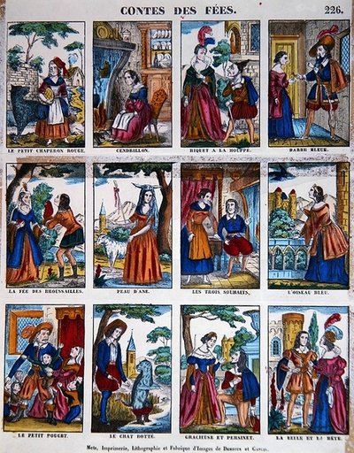 Fiabe, c.1840 da French School