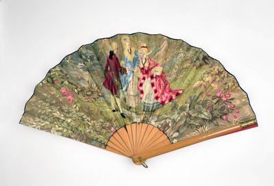 Ventaglio, c.1870-1900 da French School