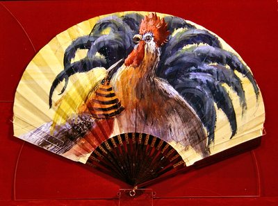Ventaglio decorato con un 