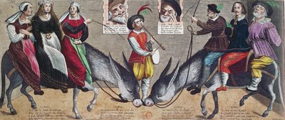 Farsa messa in scena c.1600 al Teatro dell