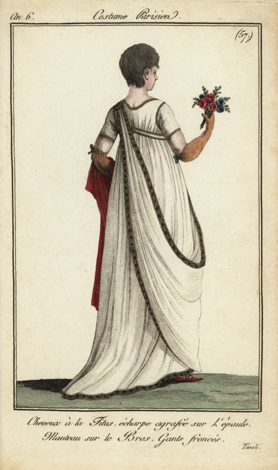 Donna alla moda con taglio di capelli corto Titus ai Giardini di Tivoli da French School