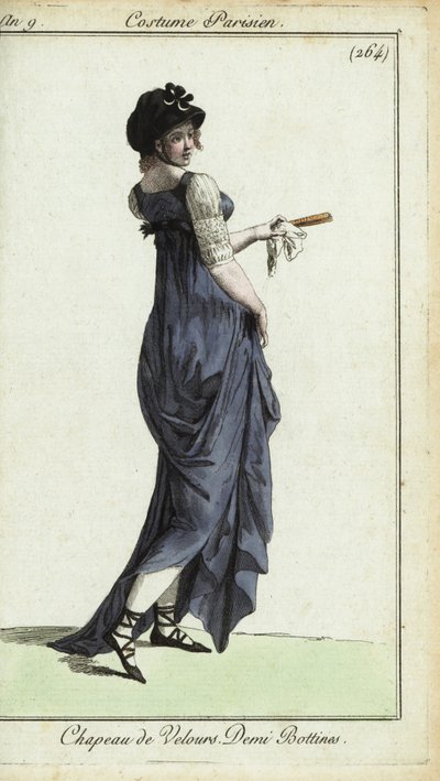 Donna alla moda o merveilleuse da French School
