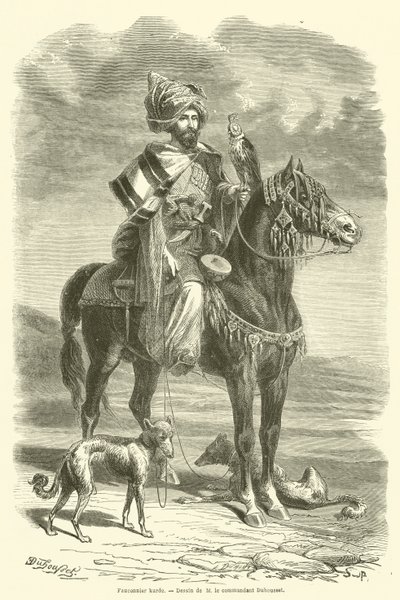 Falconiere curdo da French School