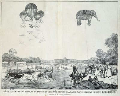 Festa della Guardia Nazionale al Champ de Mars, 22 maggio da French School