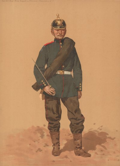 Reggimento di Artiglieria da Campo Principe Augusto di Prussia, Prussia Orientale, No 1 da French School
