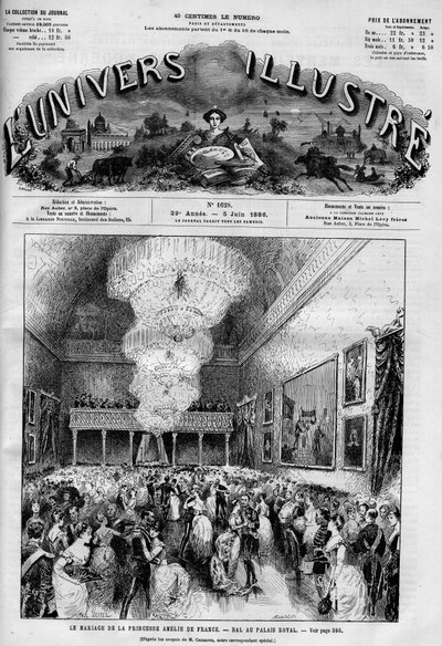 Festa per il matrimonio della Principessa Marie Amelie d