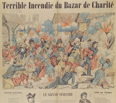 Incendio al Bazar de la Charite, 4 maggio 1897 da French School