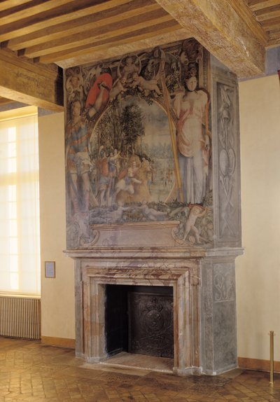 Caminetto nella Chambre du Roi da French School