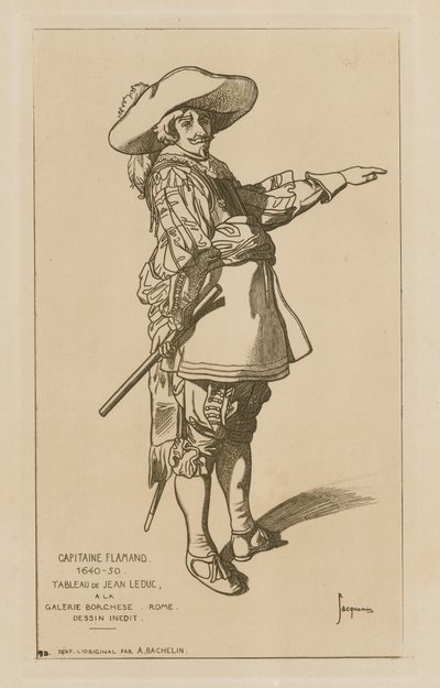 Capitano fiammingo, 1640-50 da French School